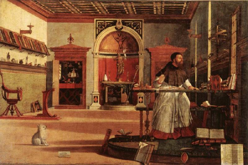 Saint Augustine in His Study, Vittore Carpaccio